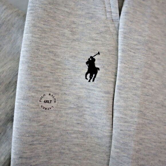 Polo Ralph Lauren Men Big&Tall Sz 4XB Gray Heather Double-Knit Jogger Pants - Picture 3 of 8